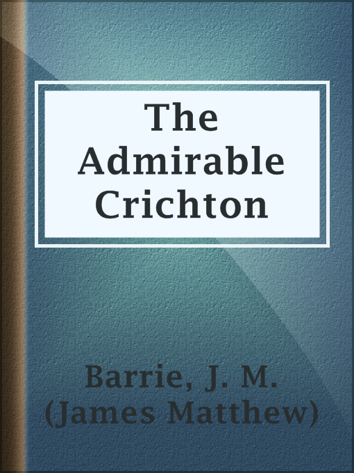 Cover of The Admirable Crichton